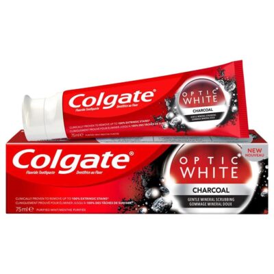 Colgate - Optic White Charcoal Toothpaste -75Ml